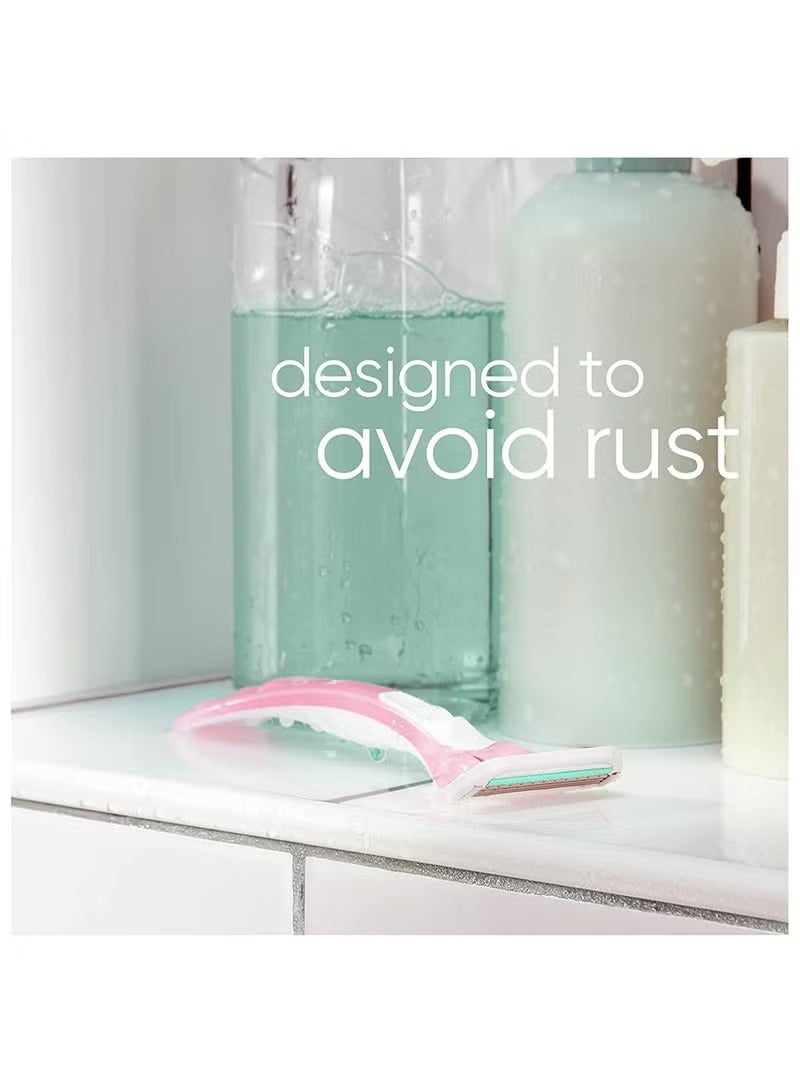 Gillette Venus Sensitive Disposable Razors for Women - 3 Pieces - Smooth & Irritation Free (Packaging May Vary) - Image 2